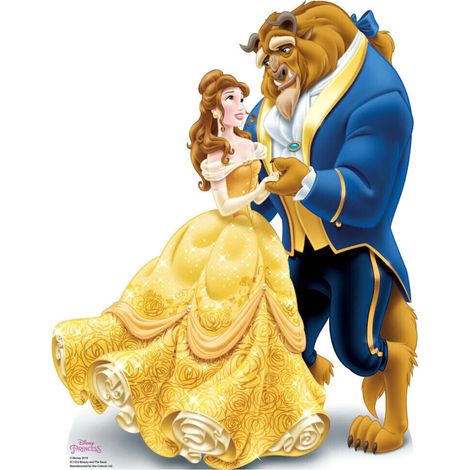 Figurine en carton Disney La belle et la bête Hauteur 78 cm (1/5)