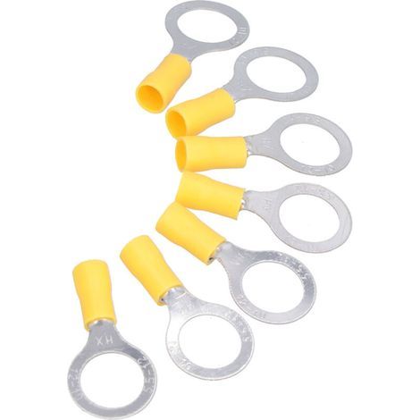 25-teiliges Ringkabelschuh-Crimpverbinder-Zubehörset RV5-12, gelb (1/5)