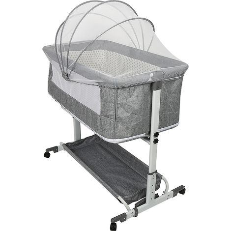 Skecten – Lit bébé 2 en 1 parc de jeu – Hauteur réglable 74-90 cm – Cadre en aluminium léger – Conception ergonomique anti-reflux (1/5)