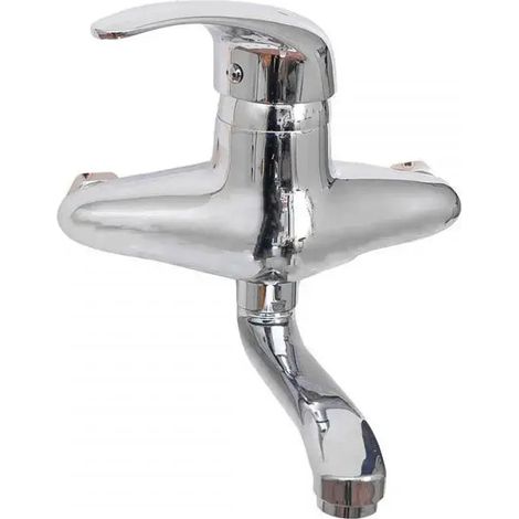 Robinet Sanitaire salle de bain 26X20X17 Mural Chrome LMX105