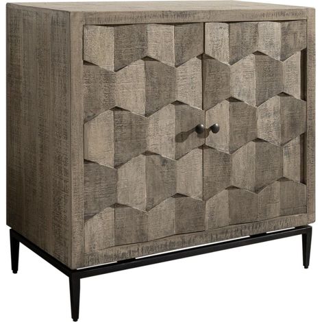 Kommode Mango 86x46x86 grau lackiert STILMÖBEL 108