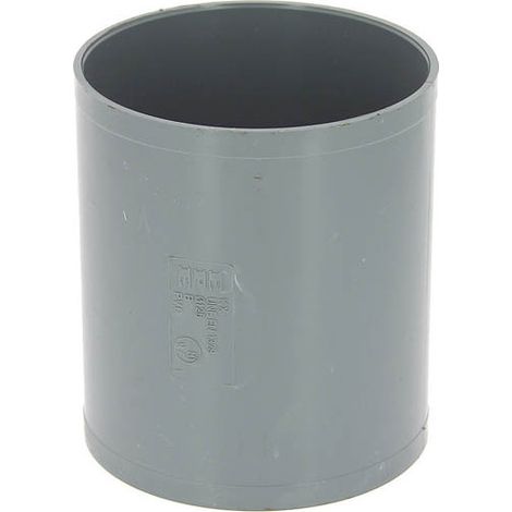 Adequa – Raccord d'évacuation PVC femelle-femelle Ø100 – Pour chantiers humides – Installation facile – Résistant aux produits chimiques