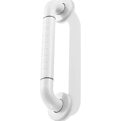 Barre d'appui pour toilettes de 40 cm, poignée de baignoire de sécurité, barre d'appui de salle de bain murale en acier inoxydable, poignée de baignoire antidérapante (1/5)