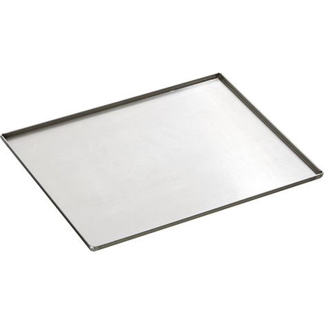Plaque en aluminium non couché, GN 1/1 - 4 côtés 90° 325x530x15 mm - VIRTUS
