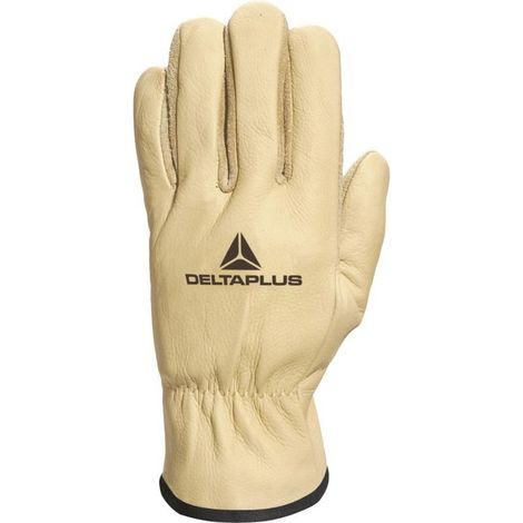 GANT DELTA PLUS CUIR DE BOVIN HYDROFUGE PAUME FLEUR RETOURNÉE DOUBLÉ KEVLAR 2 FILS-FIBKV020  T9