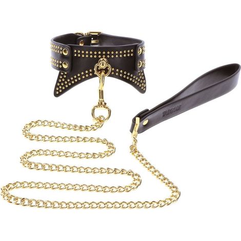 Vogue Nietenhalsband und Leine Taboom (1/4)