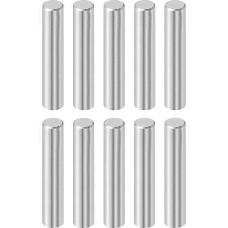 10 Pcs Goujons Cylindriques 8 mm x 40 mm, Goujons Cylindriques Acier Inoxydable 316L Éléments Fixation Étagères Goujons Métalliques Ton Argenté (1/5)