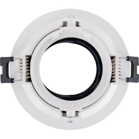 Downlight-Ring Konisch Versetzt für LED-Glühbirne GU10 / GU5.3 Ausschnitt Ø 75 mm Schwarz (1/5)