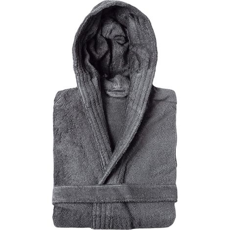 Peignoir adulte à capuche PURE Capuche Courte XXL