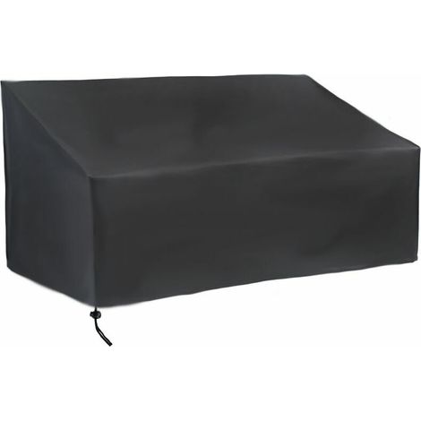 Housse pour banc de jardin 3 places, housse de protection anti-poussière, anti-UV, imperméable et coupe-vent, en tissu Oxford, idéale pour canapé. (1/5)