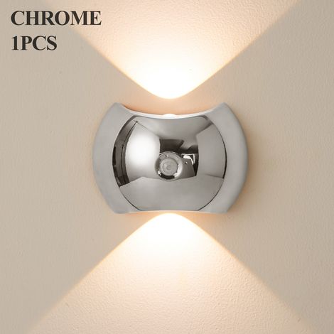 Intelligente Sensorwandleuchte, wiederaufladbare magnetische Wandleuchte, Nachttischlampe, USB-Flurleuchte, verstellbares Nachtlicht, Treppenhauswandleuchte, Ambientebeleuchtung für Terrasse und Garte