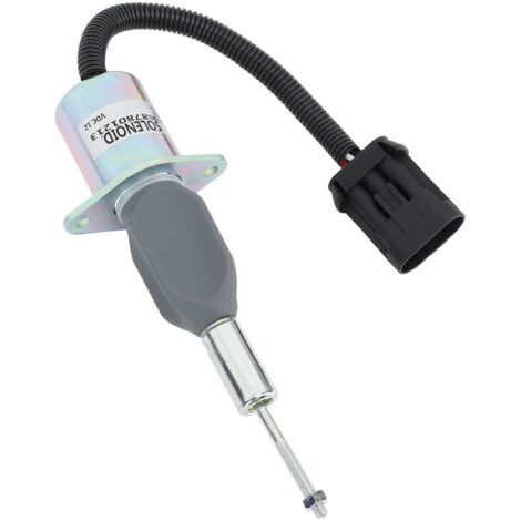Solénoïde d'arrêt de Carburant, Fonctionnement de sécurité de l'électrovanne d'arrêt de Carburant 12 V 87801213 pour l'automatisation Industrielle (1/5)