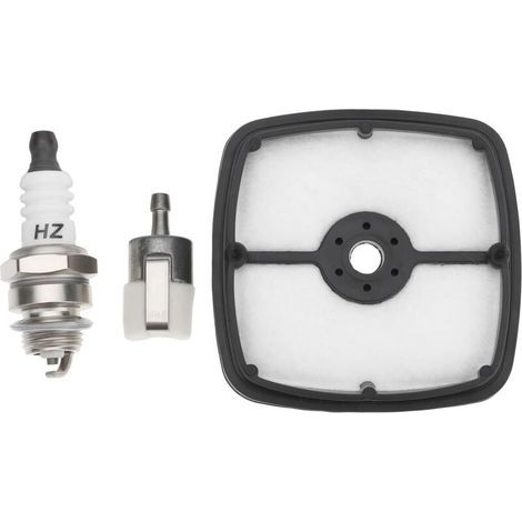 Filtre à Air Et Carburant pour Tondeuse à Gazon 3 Pièces avec Kit d'entretien de Bougie D'allumage BPMR8Y Compatible avec Echo GT222ES (1/5)