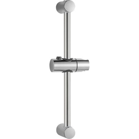 Duschstange 53cm verstellbar 22-50cm mit Handbrausenhalterung Chrom (1/5)