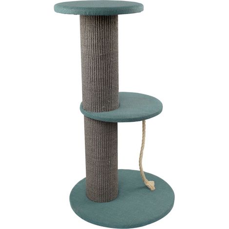 Tiragraffi modello JUMPER ROPE con giochi e rialzo per gatti