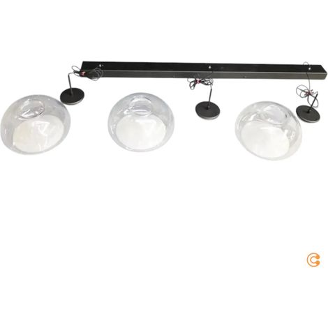 [GEBRAUCHT] B-Ware Fabas Luce Led Hängeleuchte Pendelleuchte Brena Transparent 3 Flg. Dimmbar Cct