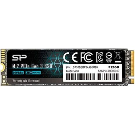 SP P34A60 1TB SSD M.2 PCIe Gen3x4 Nvme (1/5)