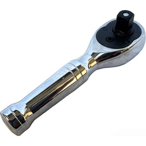 MINI CHIAVE CRICCHETTO NANO CORTO 1/2 REVERSIBILE ACCIAIO CHROME VANADIUM 700X