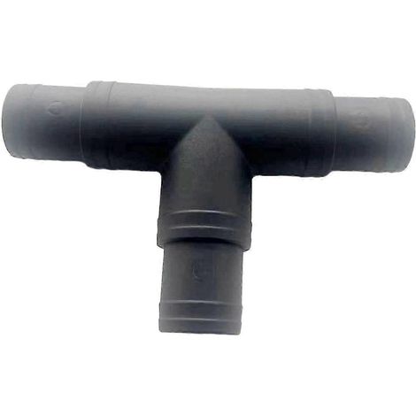 Raccord en T pour tuyau de piscine, compatible avec les skimmers de 1,25 et 1,5 pouce de diamètre.