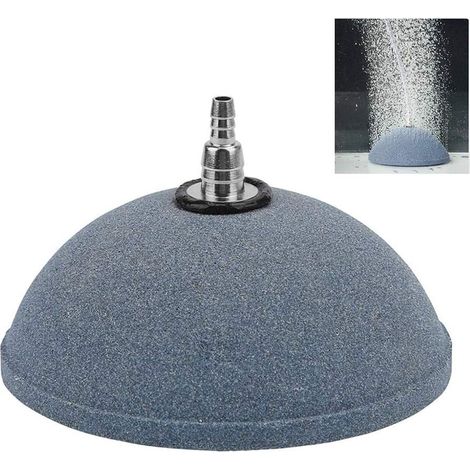 Boule de diffusion de bulles, pierre à bulles frittée, diffuseur d'air silencieux pour aquarium, pierre à bulles de 10 cm pour poissons d'aquarium, réservoir hydroponique, pompe à air. (1/4)