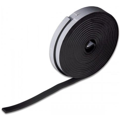 BURLETE-PROTECTOR DE ESPUMA ADHESIVO15X5MM 10 METROS NEGRO - BRINOX