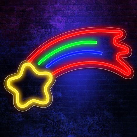 Logo lumineux néon décoratif pour fêtes, idéal pour la décoration intérieure (chambre, salon, bureau), les mariages, Noël, la Saint-Valentin et autres occasions spéciales. (1/4)