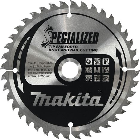LAM TCT PO 165/20/40 BOISCLOU+ MAKITA B-09472