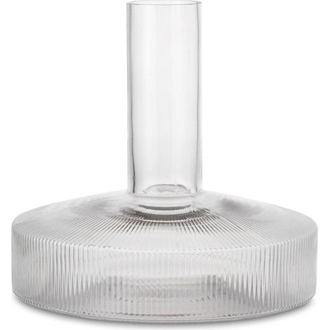 ferm-living Carafe à vin Ripple transparente 1L