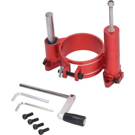Hubbasis für Oberfräse aus Aluminiumlegierung und Edelstahl, maximale Höhe 47 mm, verstellbarer Arbeitstisch