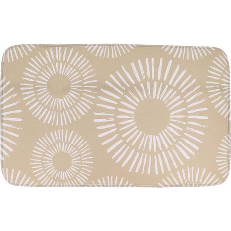 Tappeto in microfibra stampata 45x75 cm - spirali etniche - Tendance