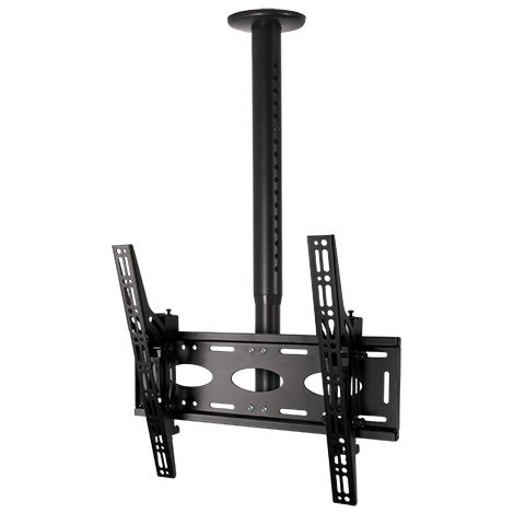 Supporto a Soffitto per TV B-Tech BT8426, 165,1 cm (65") Nero, Capacit� 50 kg, Vesa 600x400 mm, Montaggio Piatto, Garanzia 120 mesi (1/3)