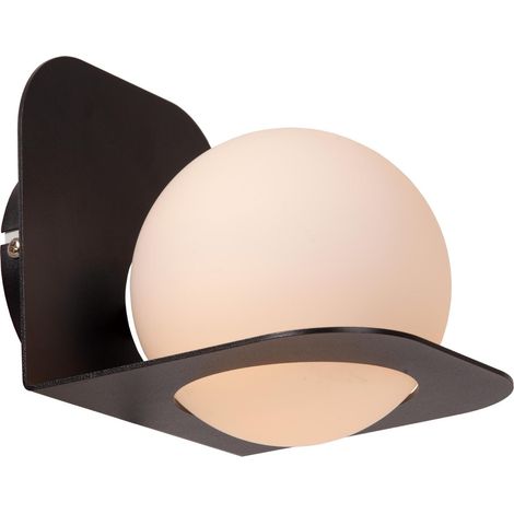 Lucide DAVY - Wandleuchte Badezimmer - 1xG9 - IP44 - Schwarz (1/2)