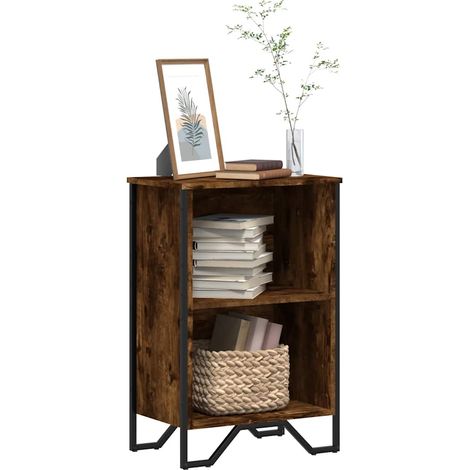 Bücherregal Räuchereiche 50x31x74,5 cm Holzwerkstoff