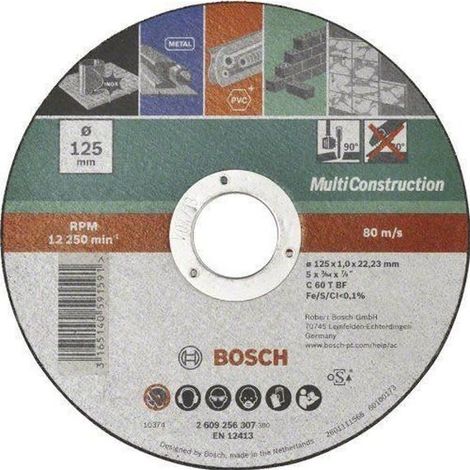 Disco da taglio d=125 per smerigliatrice bosch