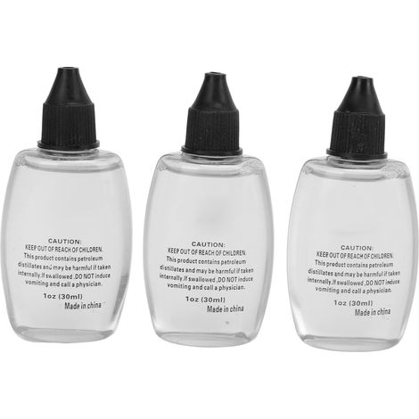 3 Pièces Huile pour Pistons Valve Lubrifiant Instrument Cuivre Accessoires Saxophone Clarinette 30ml (1/5)