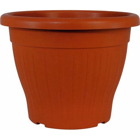 Vaso tondo in polipropilene  20x16H cm  Capacit: 3 litri (1/2)