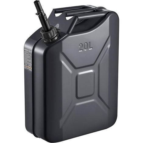 Jerrican Essence Métal 20L Bidon Carburant Acier avec Bec Verseur Étanche Anti-fuite Poignée pour Voiture Moto ATV (1/5)