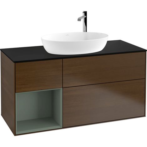 Villeroy & Boch F942GMGN meuble sous-vasque Finion F94 (1/2)