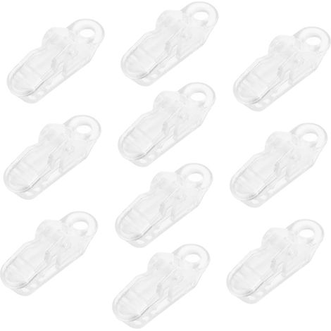 10 Pieces Heavy Duty Tent Clips with Locking Mechanism for Tarps and Awnings, Camping Accessories for Outdoor Securing Tents and (1/5)