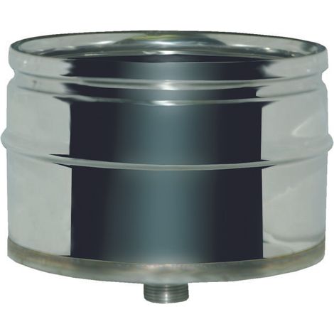 Tappo raccogli condensa - aria/inox/inox l 115 mm tappo racc.cond.dp d130/150