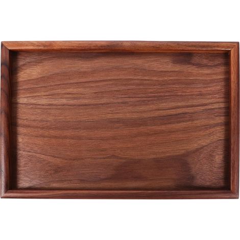 Plateau à Serviettes Multifonctionnel en Bois Rectangulaire, Porte-Savonnette et Plateau de Produits de Toilette, Conçu pour Meuble Salle de Bain Mural et Rangement Pratique'-'- (1/5)