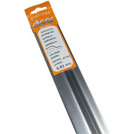 PLETINA CERAMIC INOX 4,0X83CM ADHESIVA (1/5)