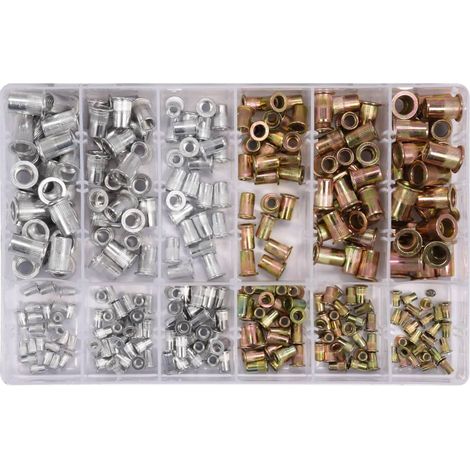 ZESTA NITONAKRĘTEK STAL, ALU MIX M3-M10 300SZT - YT-36480 (1/5)