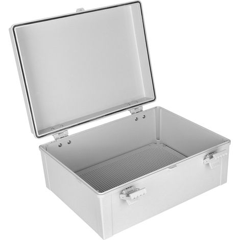 Boîtier étanche IP66 IP65 en plastique pour extérieur, boîte de jonction électrique avec plaque de montage, coffret de protection résistant aux intempéries. (1/5)