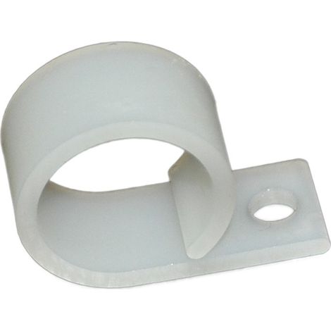 Clip serre-câbles à visser, Ø max 19.1mm en Nylon ( Prix pour Sachet de 100 )