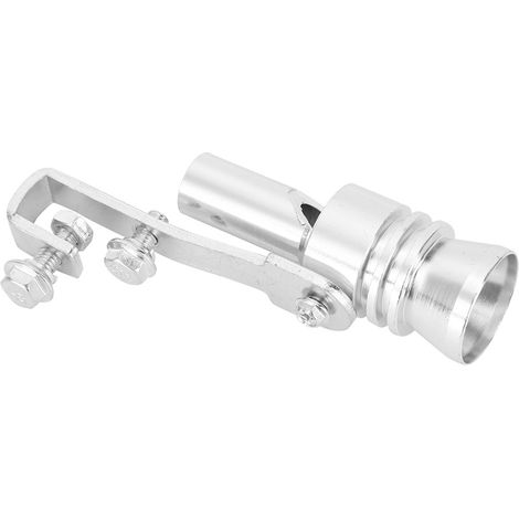 Accessoire Tuning Voiture Sifflet Son Turbo pour Sortie d'Échappement Alliage Aluminium Argenté TC-L 1 Pièce (1/5)