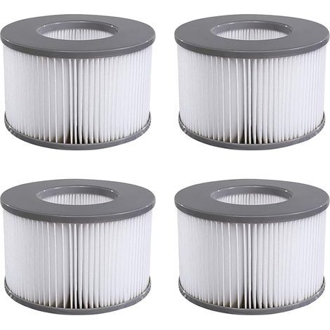 Filterkartuschen für Mspa, Ersatzfilter für aufblasbare Whirlpool-Pools, Badewannenfilter (4 Stück) (1/5)