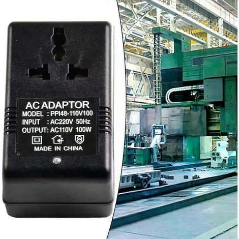 1 Stück Spannungswandler, Abwärtstransformator für mers Reiseadapter, 220 V auf 110 V, 50/100 W, TransFit für mer-JXLGV (1/5)