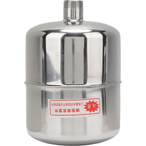 Expansion Vessel, Leak-free Pressure Tank, Heavy Duty Accessory Part, 2L Stainless Steel Pressure Tank for Water Pump (1/5)