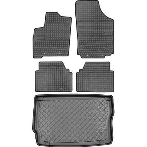 Opel Meriva A Minivan del 2003.02.2010. JUEGO - alfombrillas de goma para coche + alfombrilla para maletero